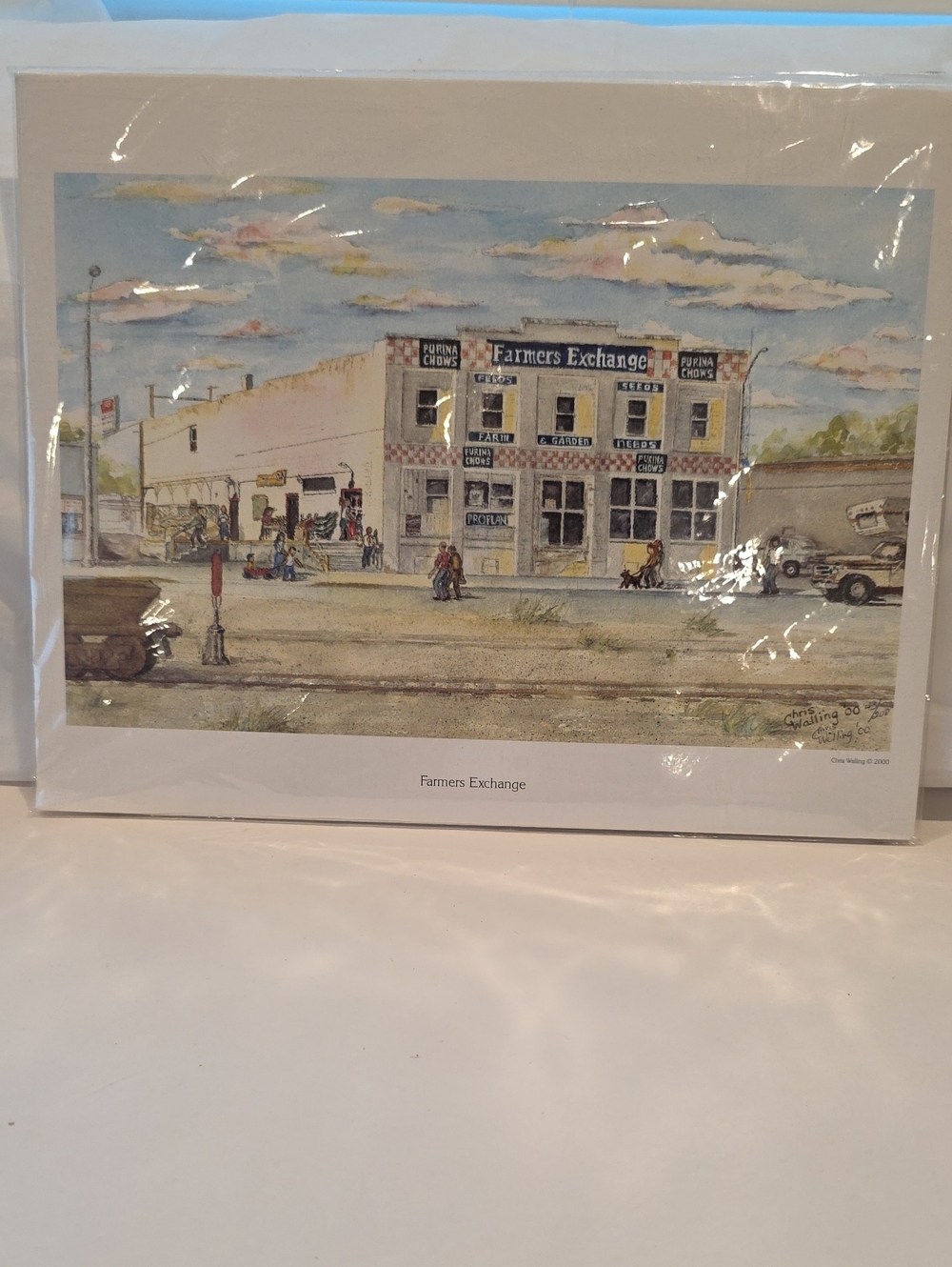 Farmers Exchange Kenniwick, WA Signed Print 32/200 From Year 2000